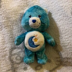 Blue Sleepy Tie Dye Plush Care Bear Toy